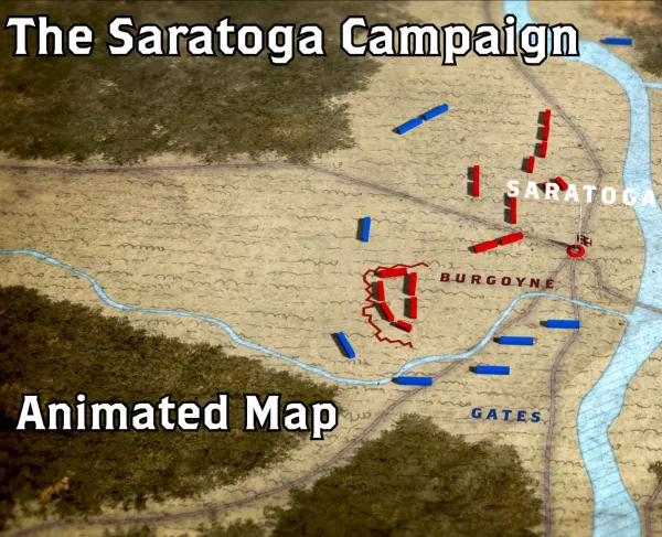Saratoga Campaign Animated Map Thumbnail